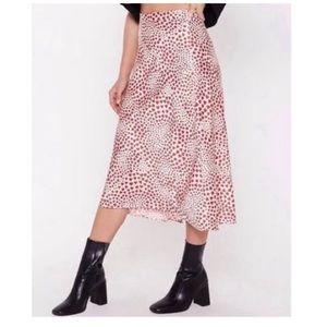 Rachel Zoe Heart Print Skirt